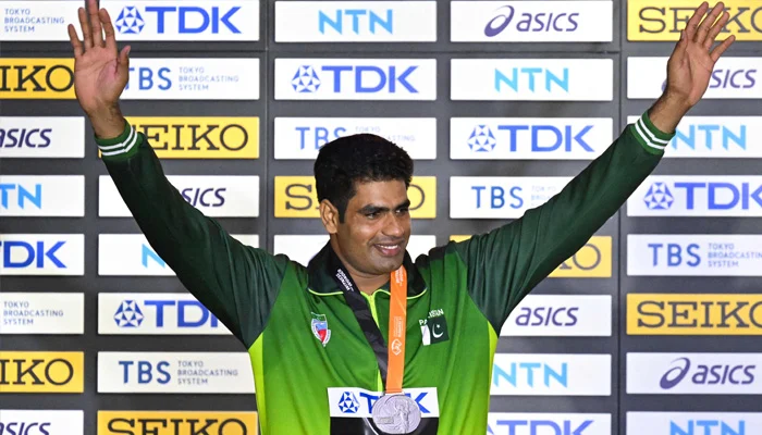 Arshad Nadeem achieves historic feat as the first Pakistani to secure a silver medal at the World Athletics Championship