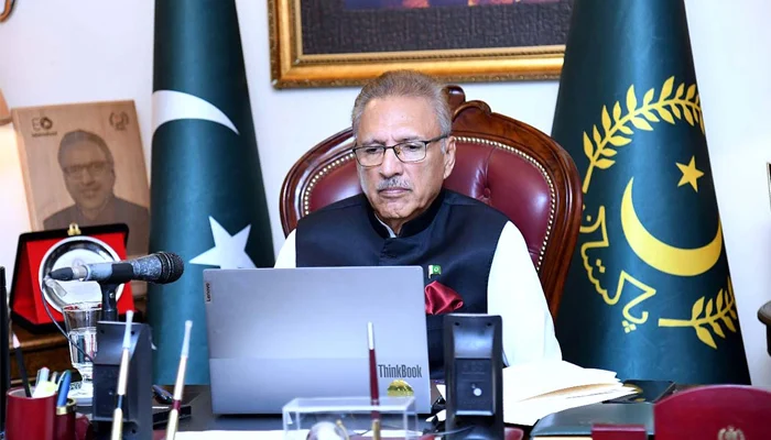 Arif Alvi indorses removal of Secretary Waqar Ahmed over bills controversy