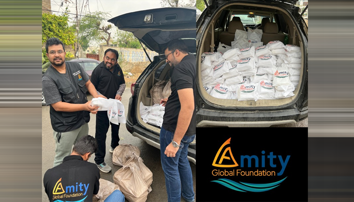 Amity Global Foundation kicked-off robust ‘Food Distribution Drive’ in Interior Sindh District Sujawal