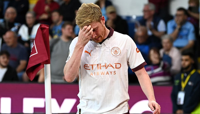 Injury forces Man City's Kevin de Bruyne out for four months of the season