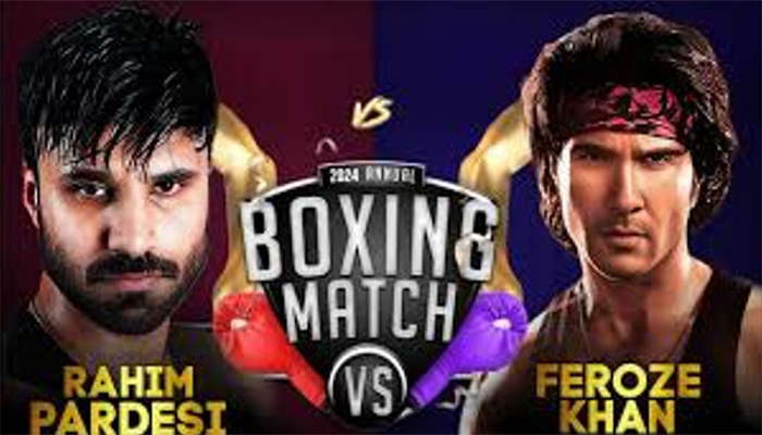 Rahim Pardesi defeats Feroze Khan in celebrity boxing