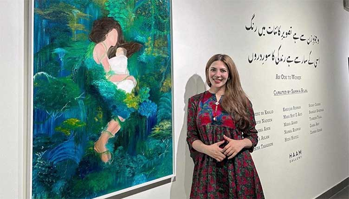 Naimal Khawar unveils latest artwork dedicated to the mothers of Gaza