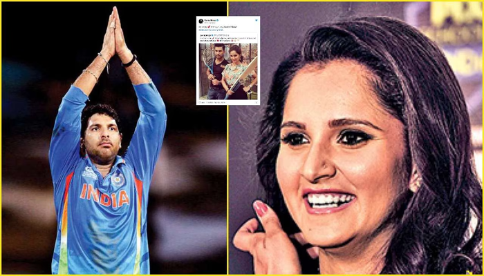 Sania’s picture with Yuvraj goes viral