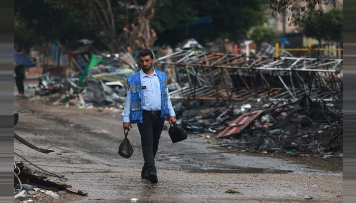 Winter storms hit Gaza as evacuees scramble for comfort amid heavy rainfall