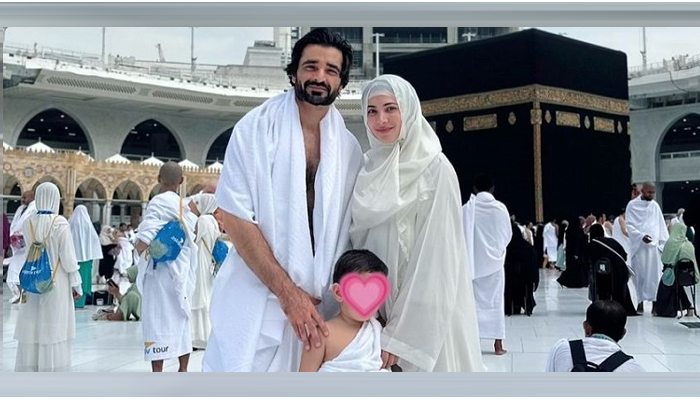 A spiritual journey Hamza Ali Abbasi's family performs Umrah