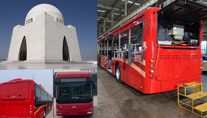 Sindh CM launches hybrid city bus project to enhance transport in Karachi