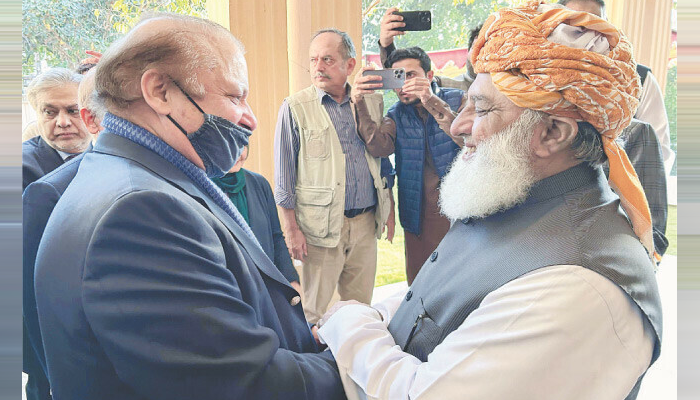 PML-N, JUI-F discuss seat adjustment in Sindh