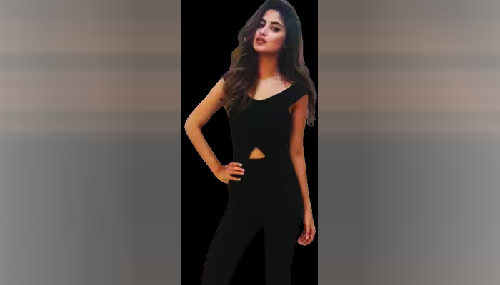 Sajal Aly shines in stylish black crop top photoshoot