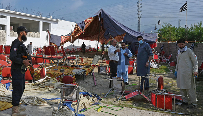 Fatal bomb attack in Bajaur claims lives of 5 police personnel, leaves 22 injured