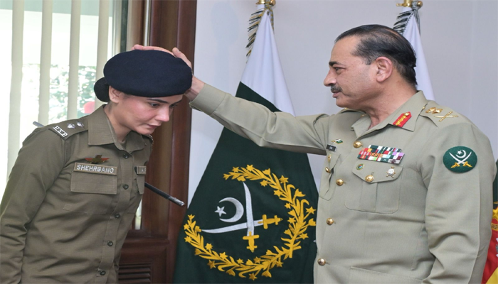 COAS praises ASP Shehrbano Naqvi's valor and advocates social harmony