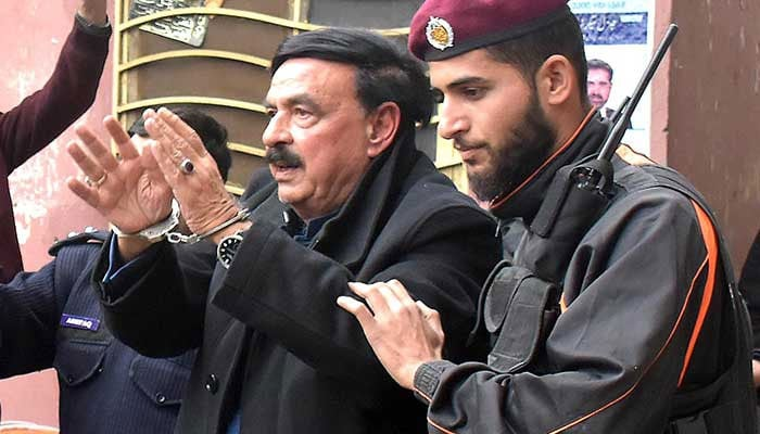 Sheikh Rashid detained in connection with May 9 incident