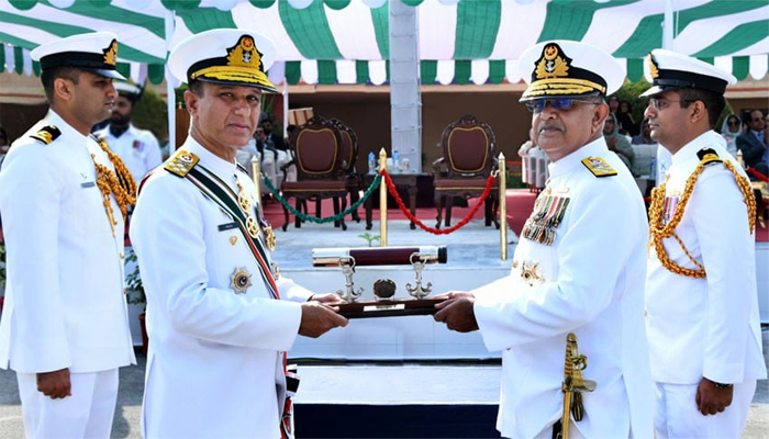 Admiral Naveed Ashraf assumes role as Pakistan's new naval chief